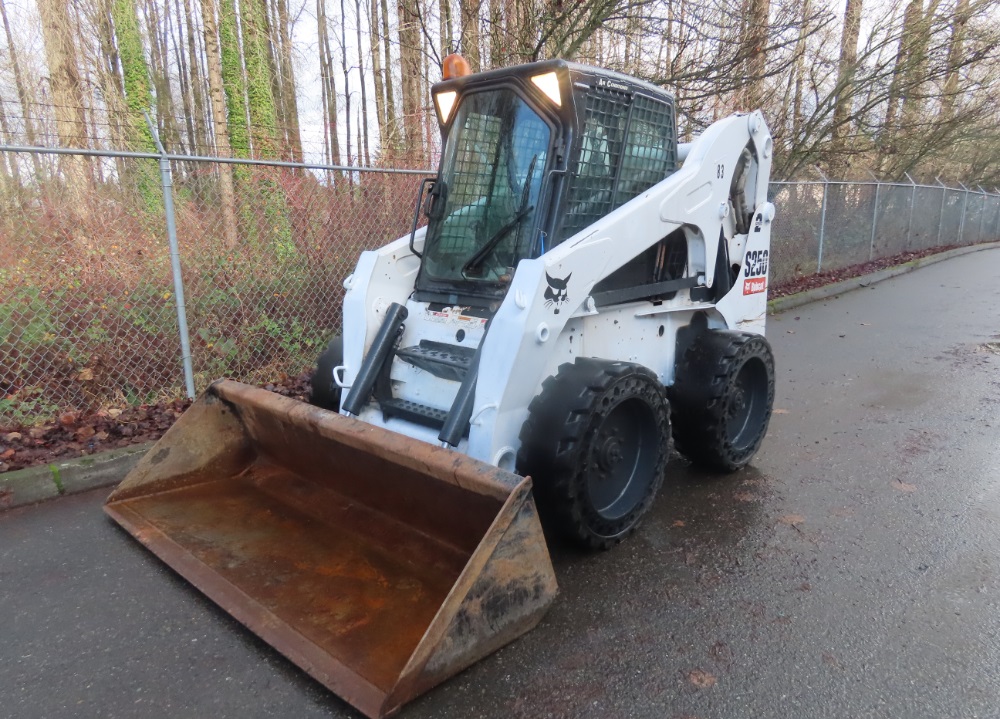 2006 Bobcat S250 Skid Steer Wheel Loader Aux Hyd Kubota Diesel A/C bidadoo